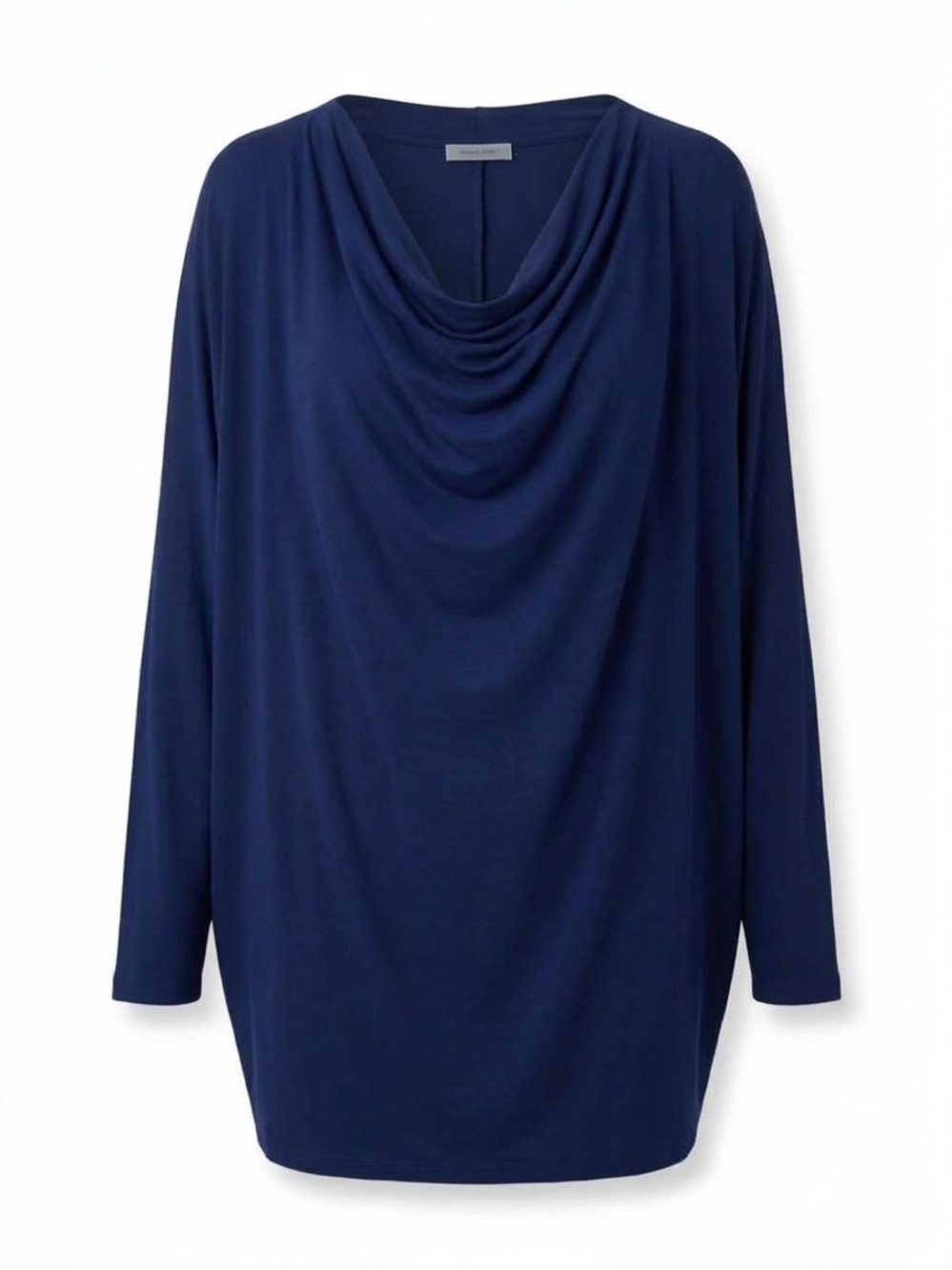 Bryn Walker Casara Micro Modal Draped Tunic Top - Royal Blue Size Small